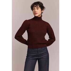 NEW M.PATMOS gabe turtle neck sweater in berry